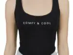 Body sin mangas casual negro