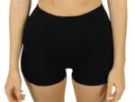 Short deportivo de cintura alta negro