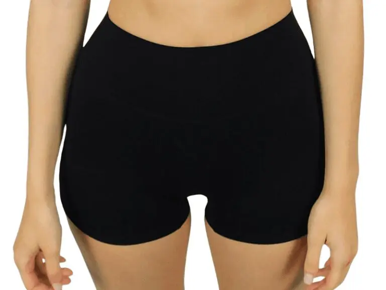 Short deportivo de cintura alta negro