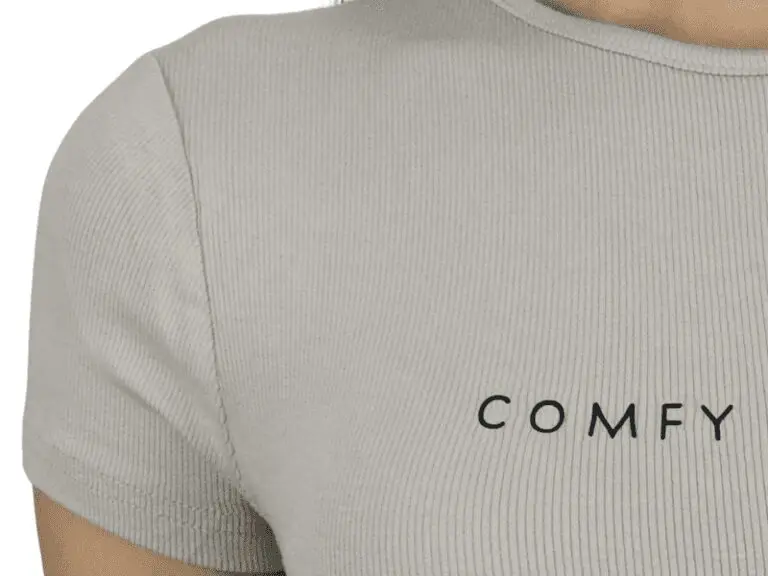 Body manga corta beige