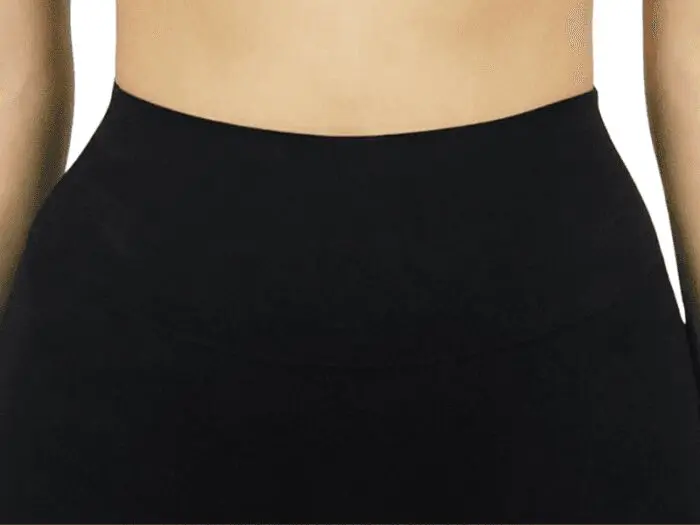Leggings largos negros de cintura alta