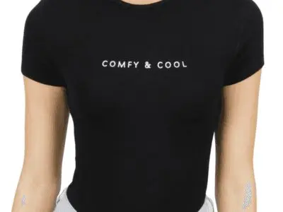 Body manga corta negro