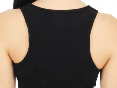 Body sin mangas casual negro