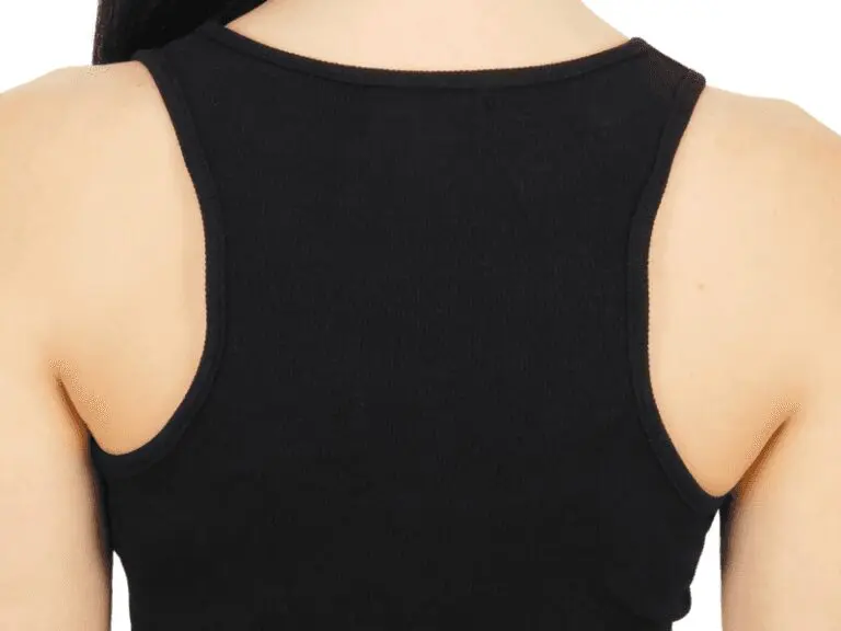 Body sin mangas casual negro