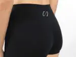 Short deportivo de cintura alta negro
