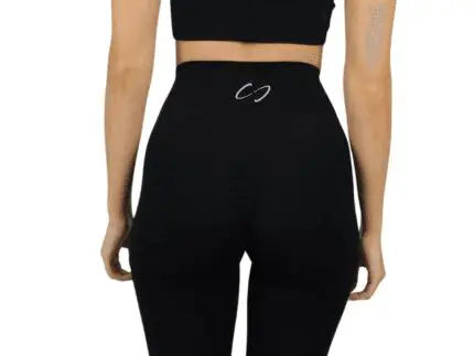 Leggings largos negros de cintura alta