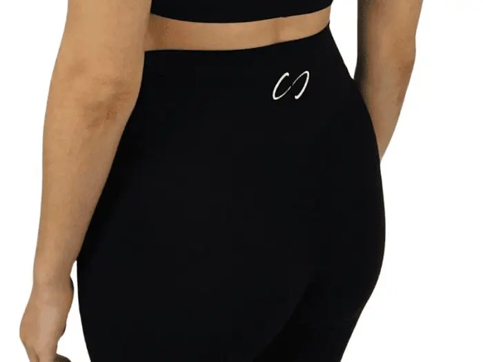 Leggings largos negros de cintura alta