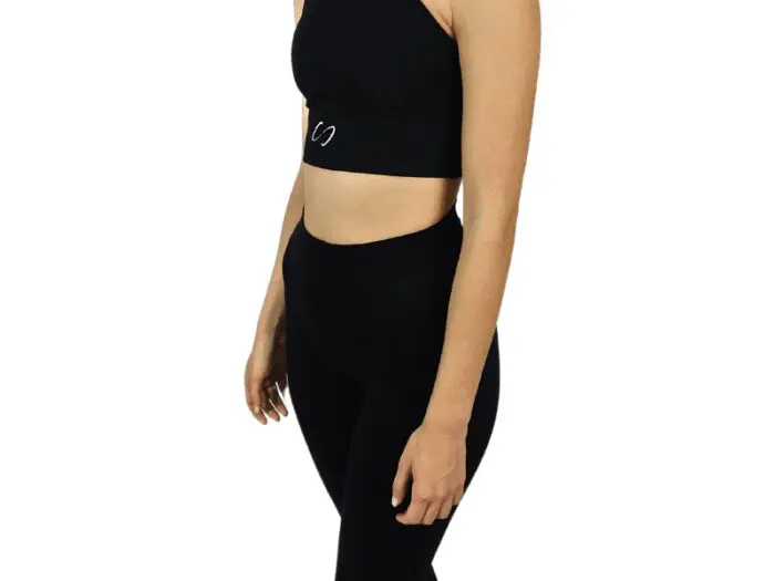 Leggings largos negros de cintura alta