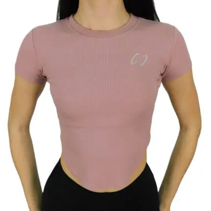 camiseta rosa palo Comfy & Cool con top interior incluido