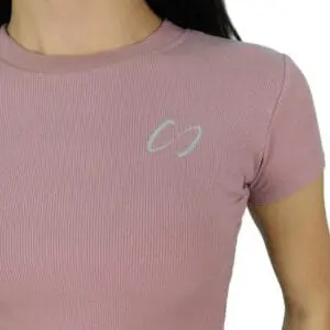 camiseta rosa palo Comfy & Cool con top interior incluido