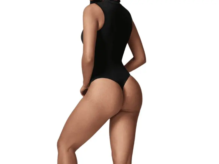 Body sin mangas negro cut out