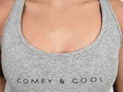 Body sin mangas casual gris