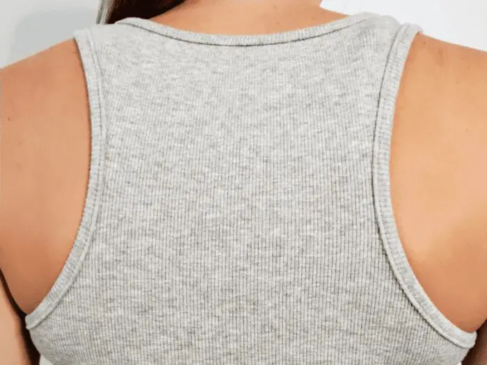 Body sin mangas casual gris