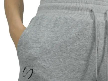 Pantalón Jogger de Tiro Alto gris