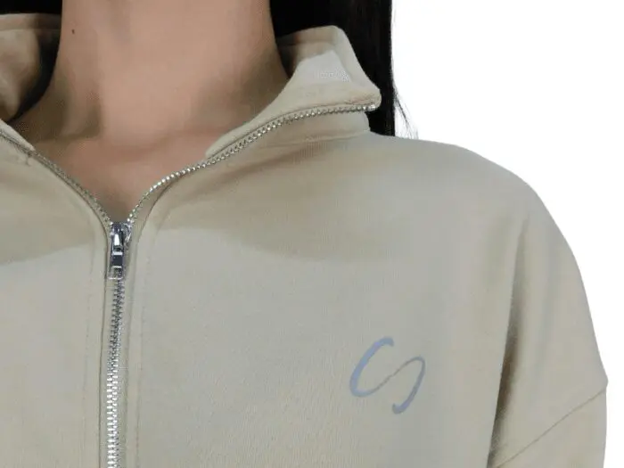 Sudadera de primavera/otoño con cuello alto y media cremallera
