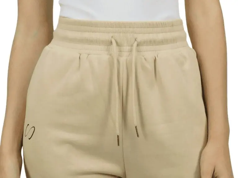 Pantalón Jogger de Tiro Alto camel
