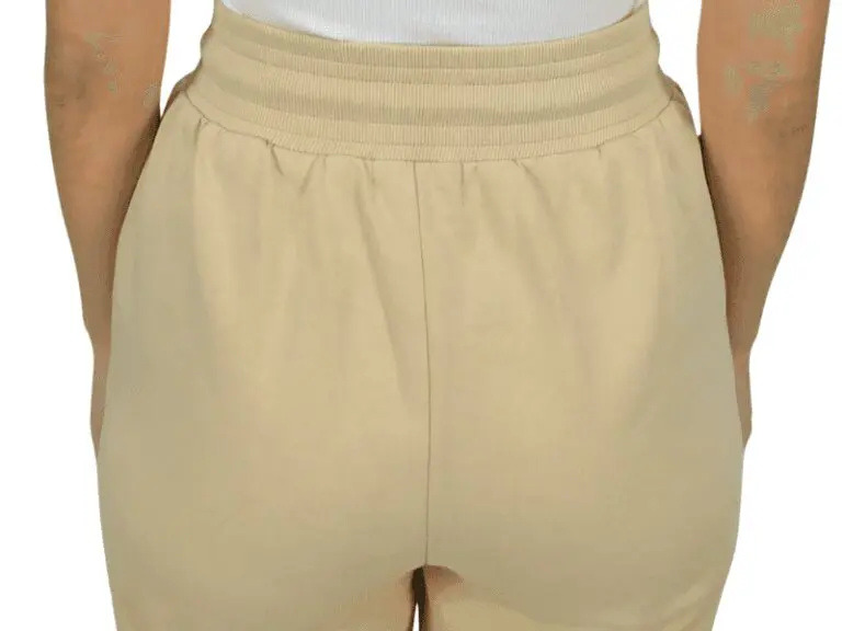 Pantalón Jogger de Tiro Alto camel