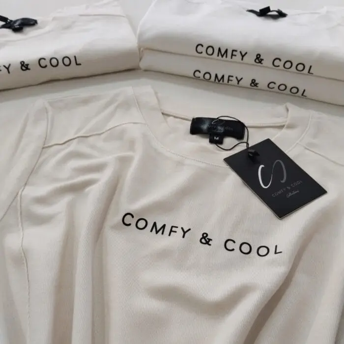 camiseta manga corta casual comfy & cool