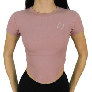 camiseta rosa palo Comfy & Cool con top interior incluido